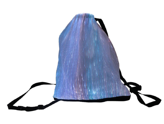 1 Lumisonata Fiber Optic fabric Led light up Drawstring Backpack
